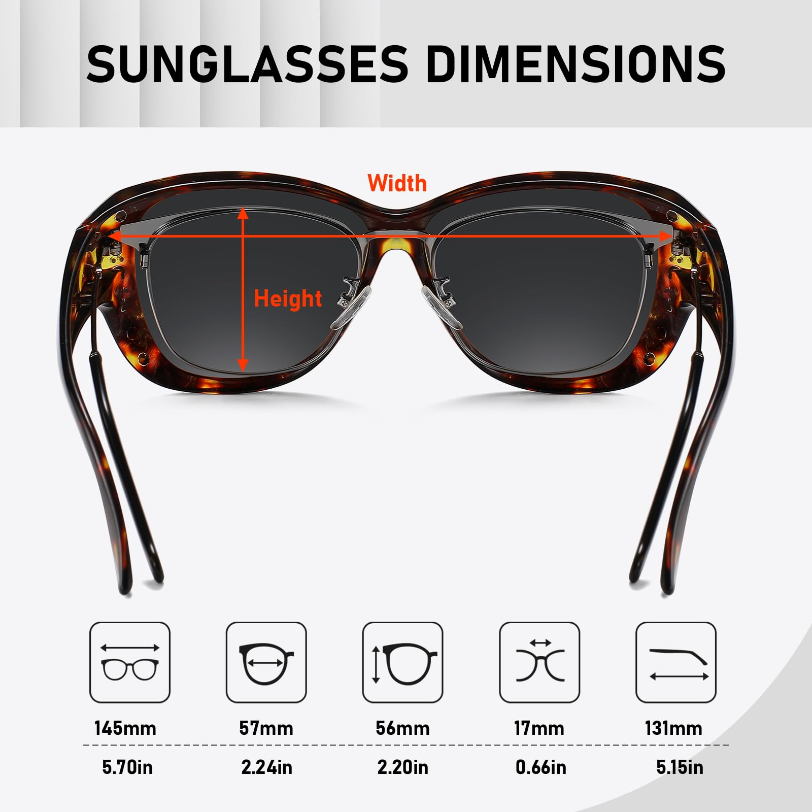 HAOLOTA Rhinestone Fit Over Sunglasses Women SG0107