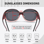 HAOLOTA Rhinestone Fit Over Sunglasses Women SG0108