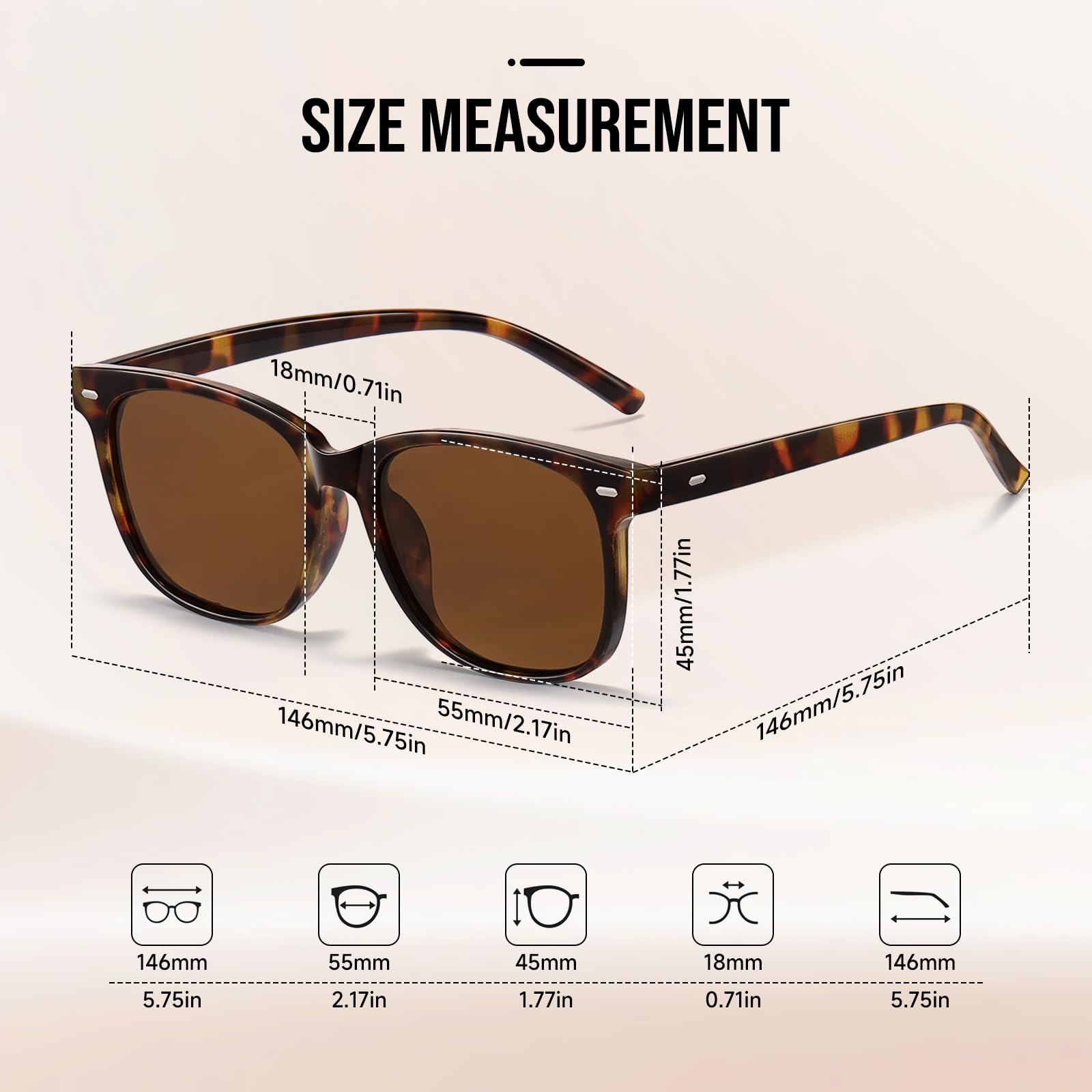 HAOLOTA 2pcs Classic Round Sunglasses Women SG1825-2P