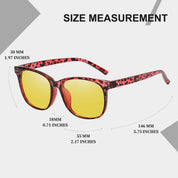 HAOLOTA Anti Glare Night Driving Glasses Women NV8081