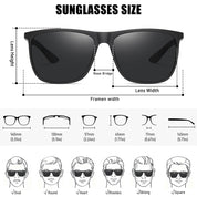 HAOLOTA Ultralight Carbon Fiber Sunglasses Men SG8001