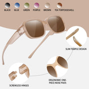 HAOLOTA Small Sunglasses Over Glasses Women SG0513