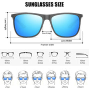 HAOLOTA Ultralight Carbon Fiber Sunglasses Men SG8001