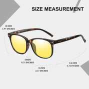 HAOLOTA Anti Glare Night Driving Glasses Women NV8081