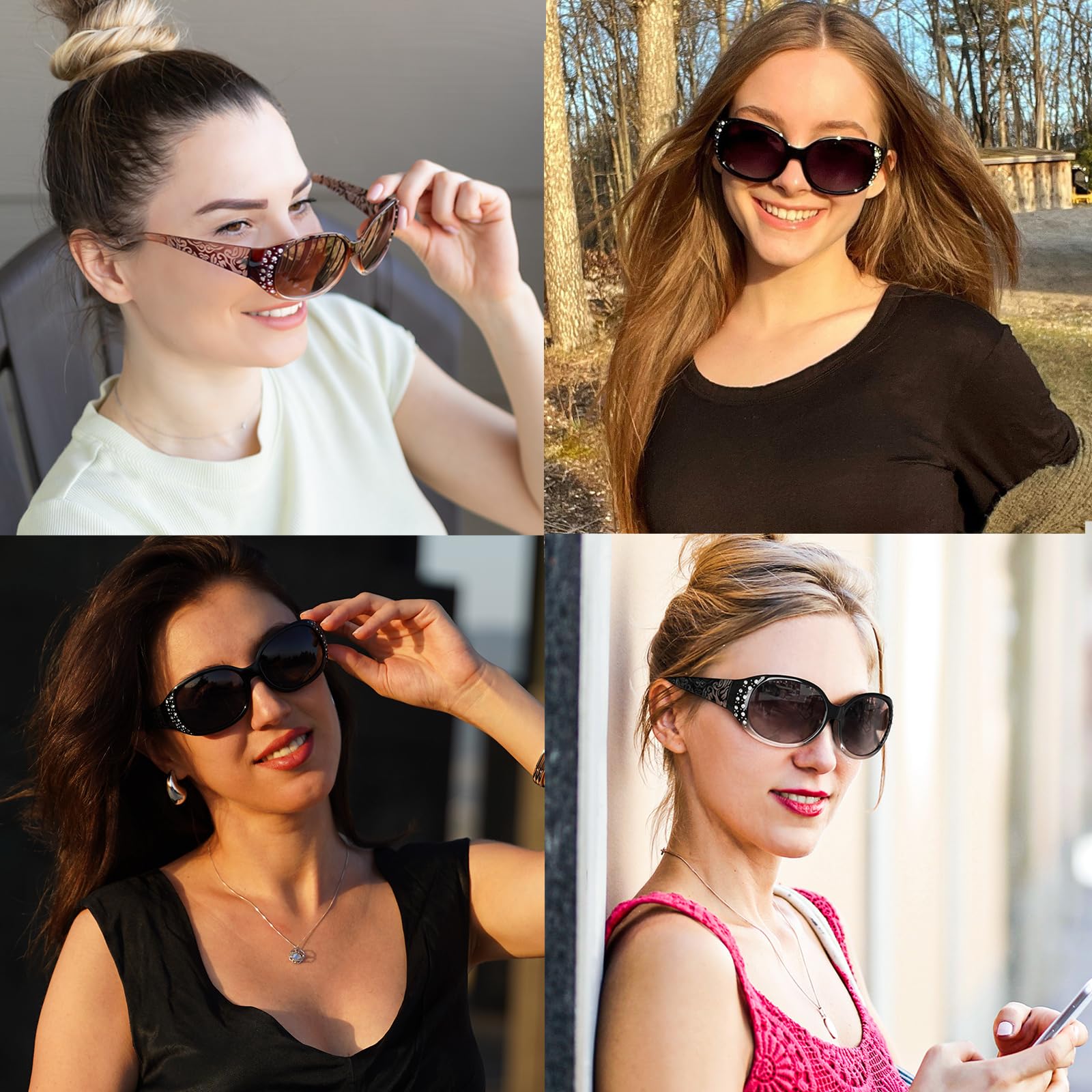 HAOLOTA Rhinestone Surround Sunglasses Women SG0008