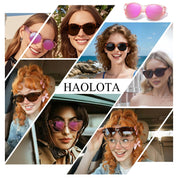 HAOLOTA Cat Eye Sunglasses Over Glasses SG0179
