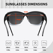 HAOLOTA Rhinestone Fit Over Sunglasses Women SG0107