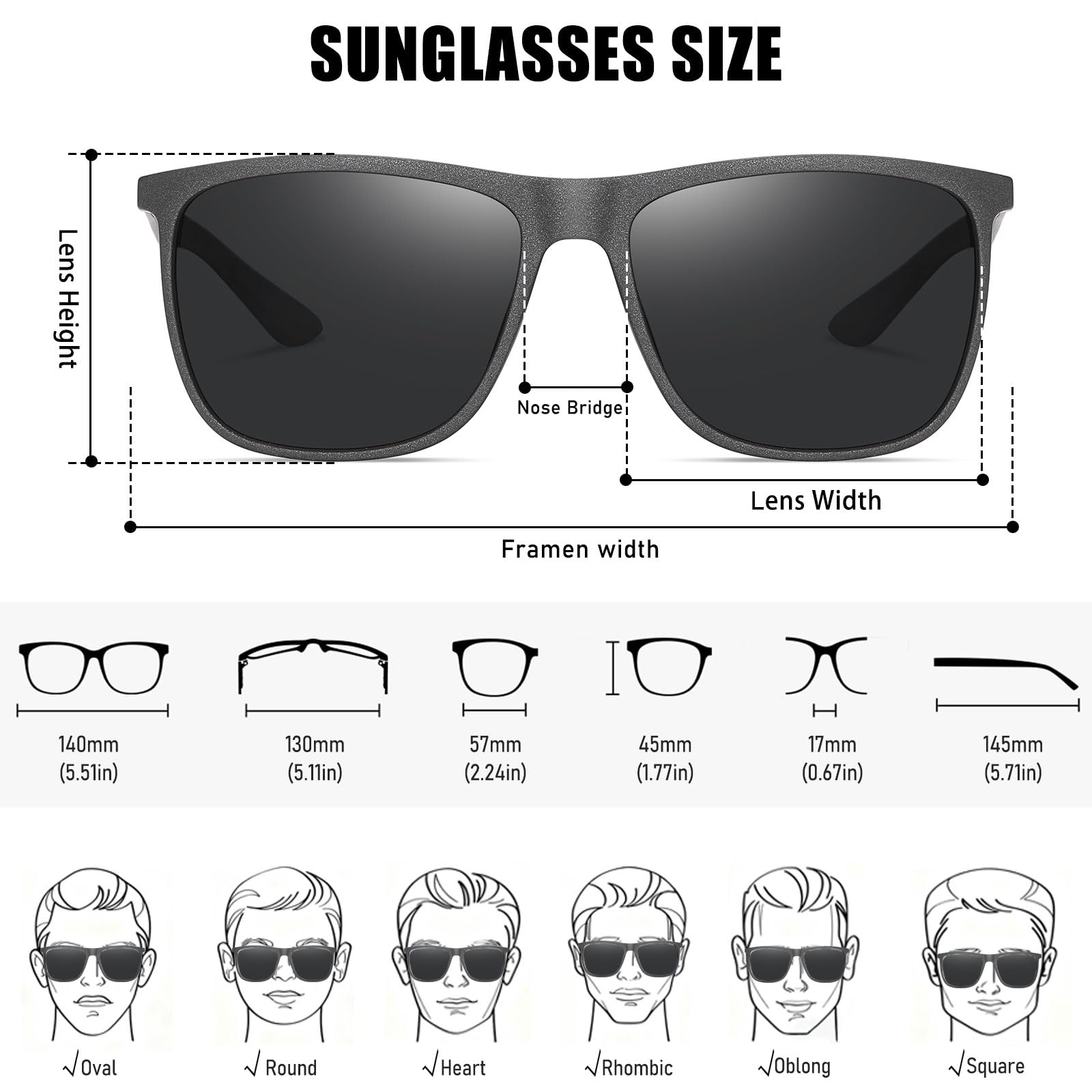 HAOLOTA Ultralight Carbon Fiber Sunglasses Men SG8001