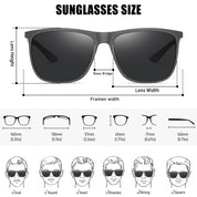 HAOLOTA Ultralight Carbon Fiber Sunglasses Men SG8001
