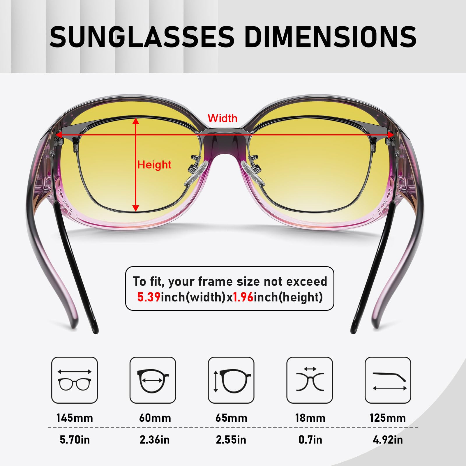 HAOLOTA Rhinestone Night Driving Over Glasses Women NV0108