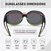 HAOLOTA Rhinestone Fit Over Sunglasses Women SG0108