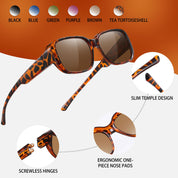 HAOLOTA Small Sunglasses Over Glasses Women SG0513