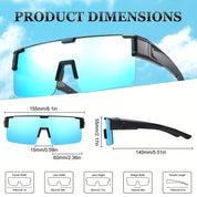 HAOLOTA Cycling Sunglasses Over Glasses Men SG0191