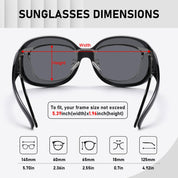 HAOLOTA Rhinestone Fit Over Sunglasses Women SG0108
