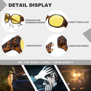 HAOLOTA Rhinestone Night Driving Over Glasses Women NV0108
