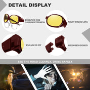 HAOLOTA Rhinestone Night Driving Over Glasses Women NV0108