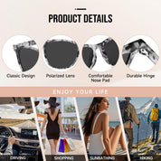 HAOLOTA 2pcs Classic Round Sunglasses Women SG1825-2P