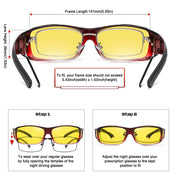 HAOLOTA Night Driving Over Glasses Men Women NV0154