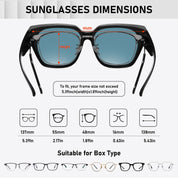 HAOLOTA Square Shapes Fit-Over Sunglasses SG0512