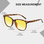HAOLOTA Anti Glare Night Driving Glasses Women NV8081