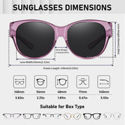 HAOLOTA Cat Eye Sunglasses Over Glasses SG0179