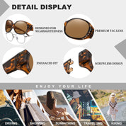 HAOLOTA Rhinestone Fit Over Sunglasses Women SG0108