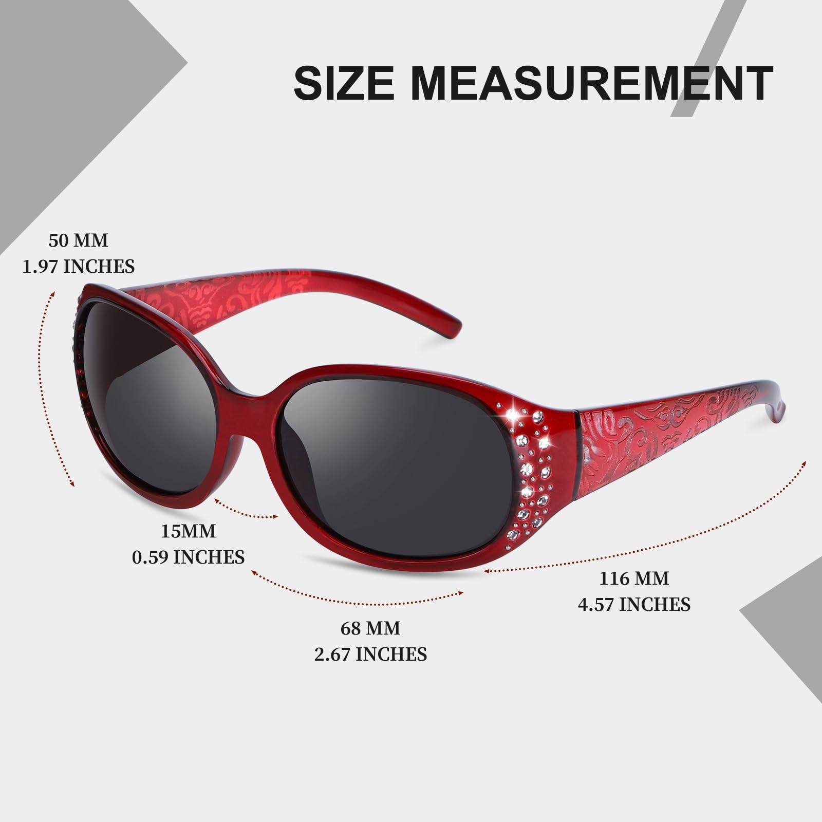 HAOLOTA Rhinestone Surround Sunglasses Women SG0008