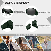 HAOLOTA Rhinestone Fit Over Sunglasses Women SG0108