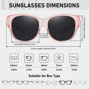 HAOLOTA Cat Eye Sunglasses Over Glasses SG0179