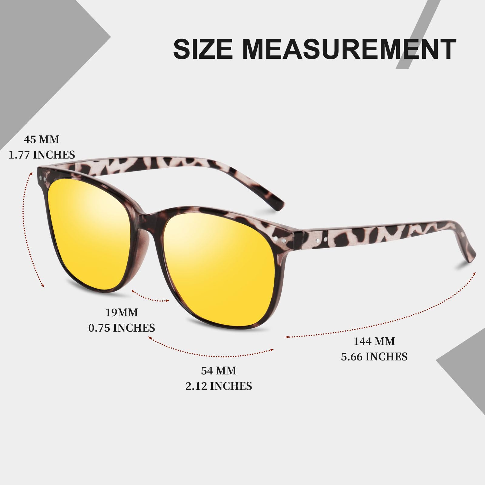 HAOLOTA Anti Glare Night Driving Glasses Women NV8081