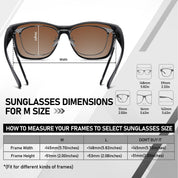 HAOLOTA Square Shades Fit-Over Sunglasses Men SG0174M