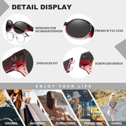 HAOLOTA Rhinestone Fit Over Sunglasses Women SG0108