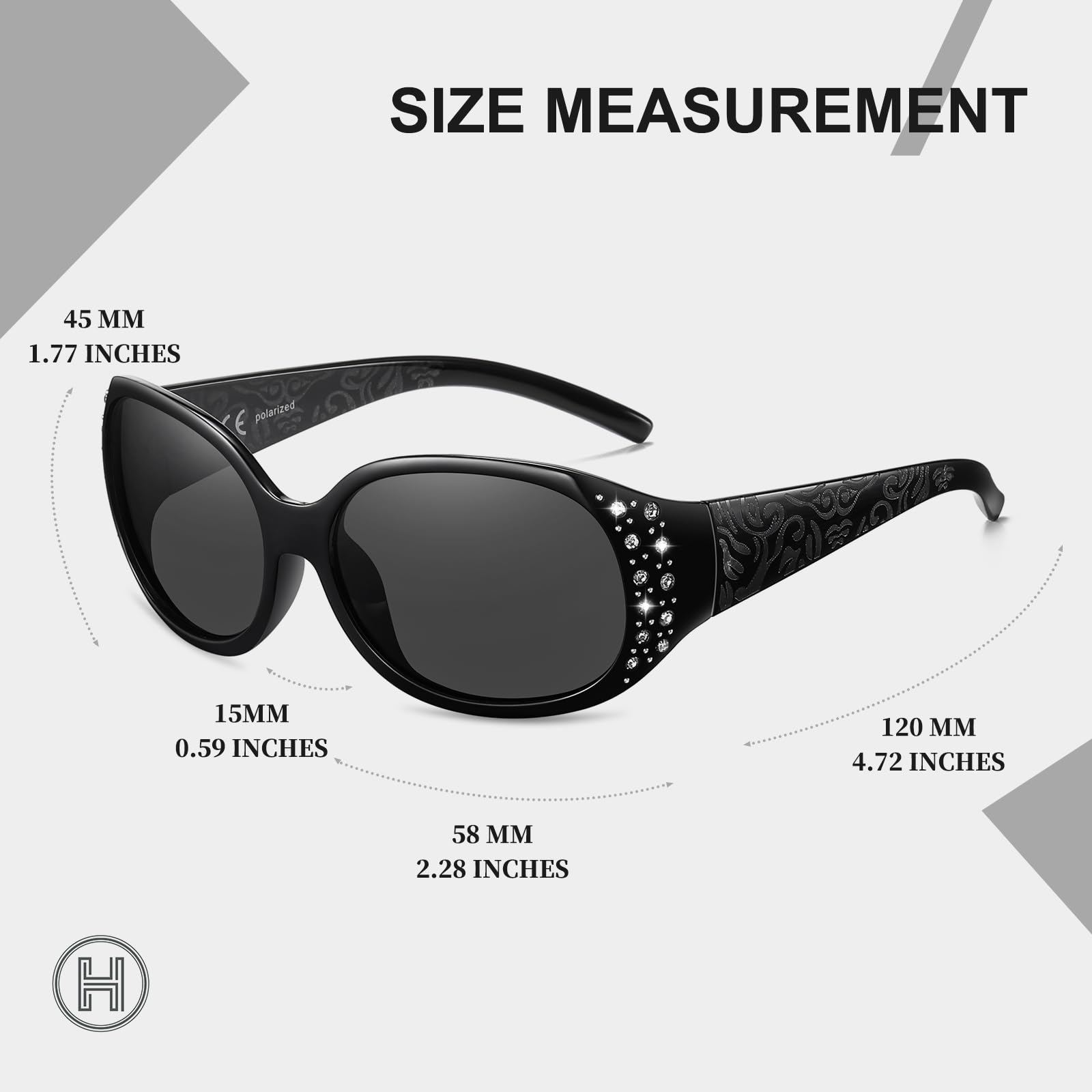 HAOLOTA Rhinestone Surround Sunglasses Women SG0008