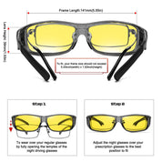 HAOLOTA Night Driving Over Glasses Men Women NV0154