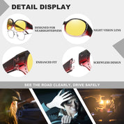 HAOLOTA Rhinestone Night Driving Over Glasses Women NV0108