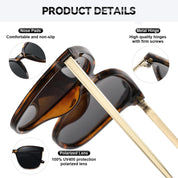 HAOLOTA Metal Frame Cat Eye Sunglasses Women SG1066