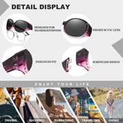 HAOLOTA Rhinestone Fit Over Sunglasses Women SG0108