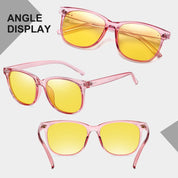 HAOLOTA Anti Glare Night Driving Glasses Women NV8081