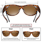 HAOLOTA Cat Eye Sunglasses Over Glasses Women SG0173