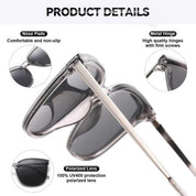 HAOLOTA Metal Frame Cat Eye Sunglasses Women SG1066