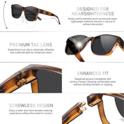 HAOLOTA Square Oversized Over Sunglasses Men SG0174L