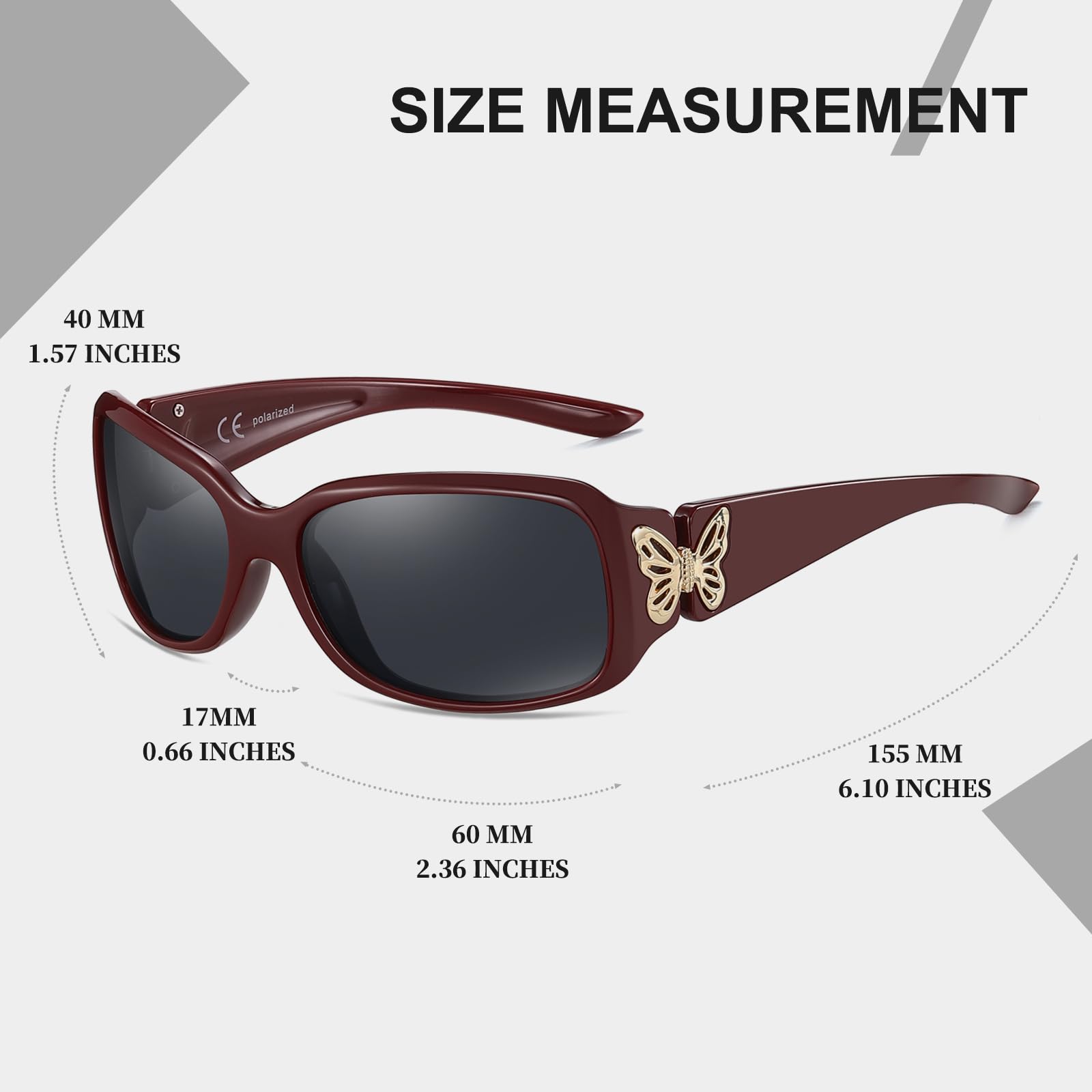 HAOLOTA Butterfly Design Sunglasses Women SG0012