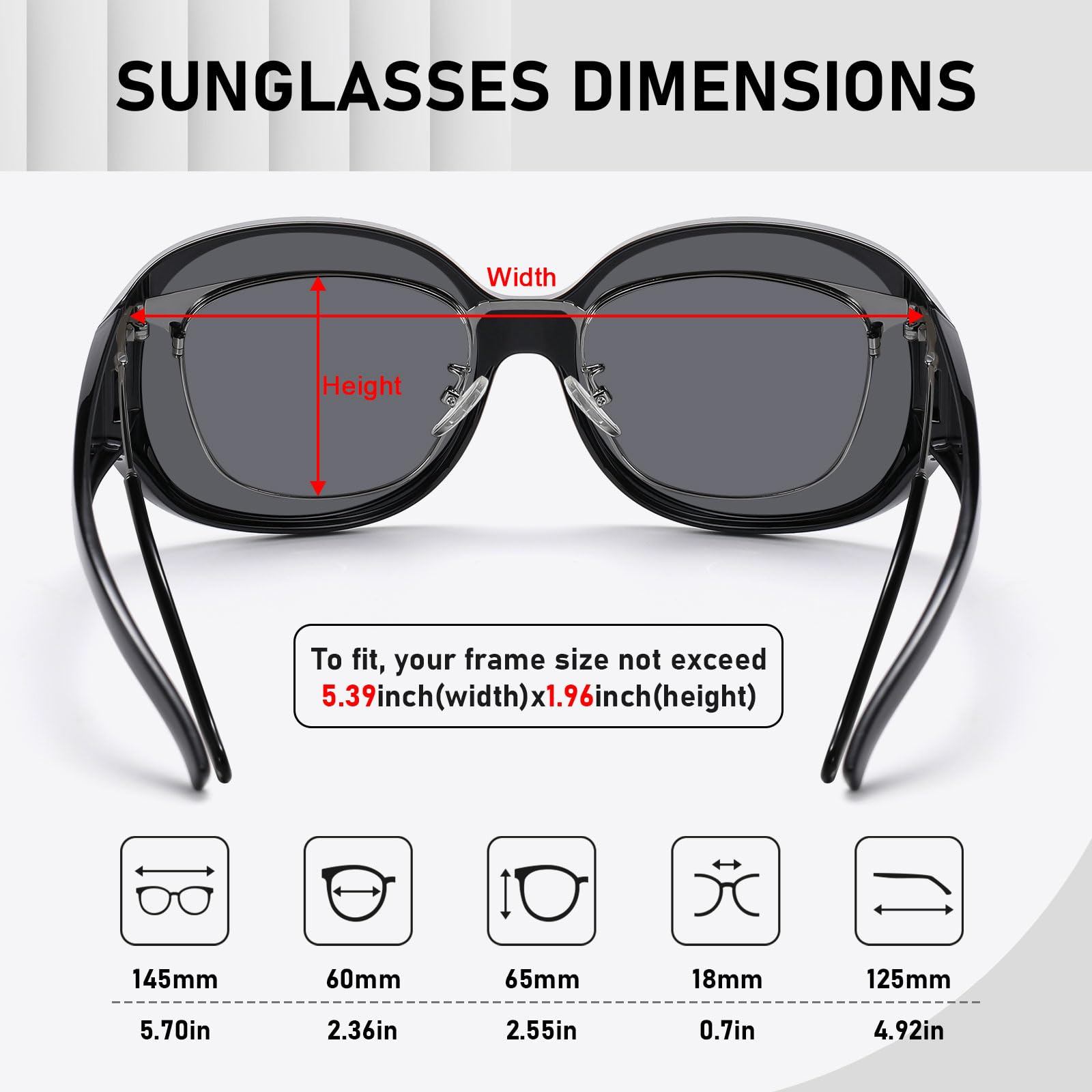 HAOLOTA Rhinestone Fit Over Sunglasses Women SG0108