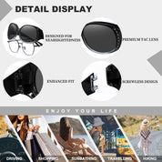 HAOLOTA Rhinestone Fit Over Sunglasses Women SG0108