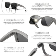 HAOLOTA Square Oversized Over Sunglasses Men SG0174L