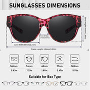 HAOLOTA Cat Eye Sunglasses Over Glasses SG0179