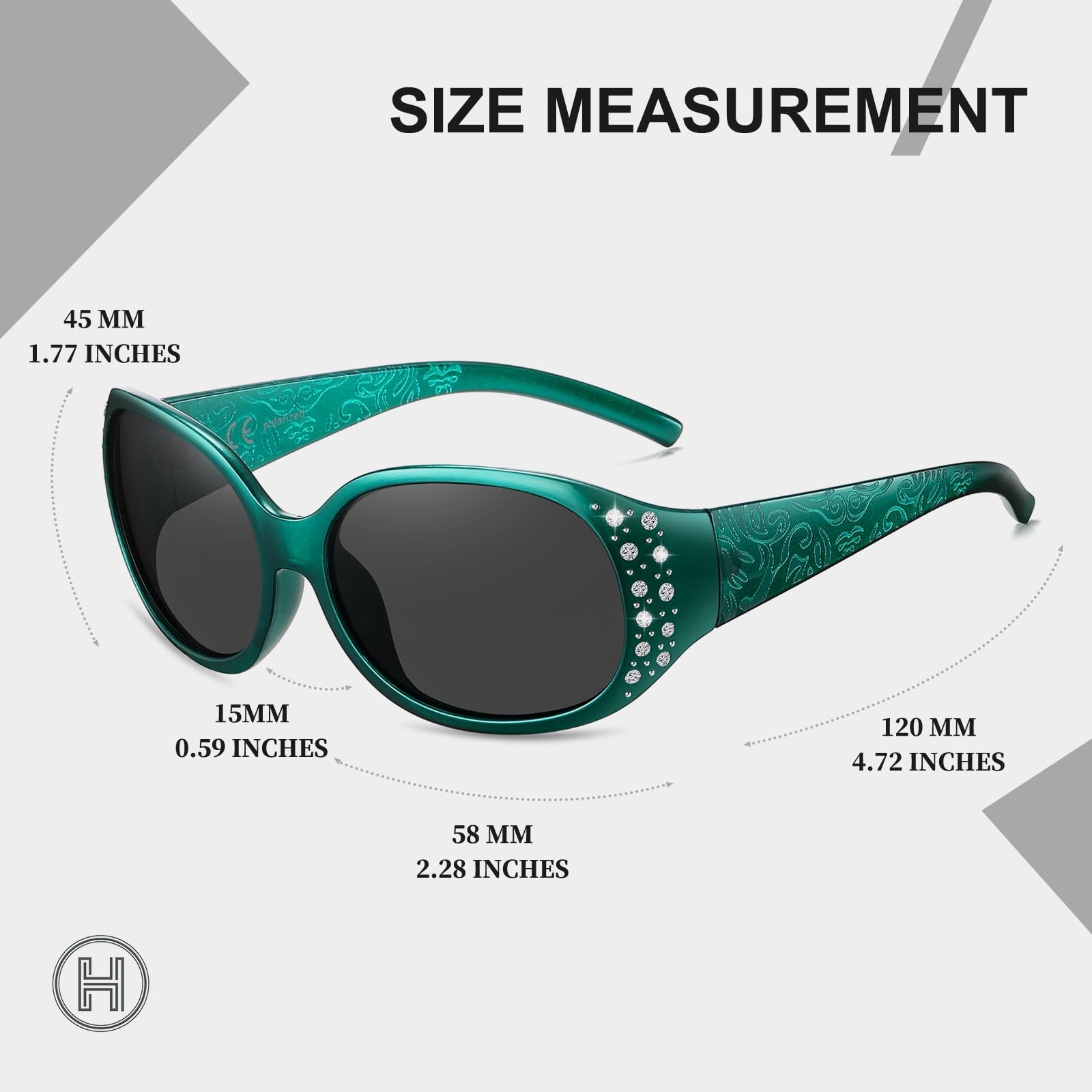 HAOLOTA Rhinestone Surround Sunglasses Women SG0008