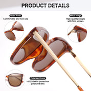 HAOLOTA Metal Frame Cat Eye Sunglasses Women SG1066