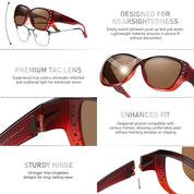 HAOLOTA Rhinestone Fit Over Sunglasses Women SG0107