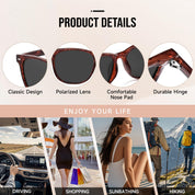 HAOLOTA 2pcs Classic Round Sunglasses Women SG1825-2P